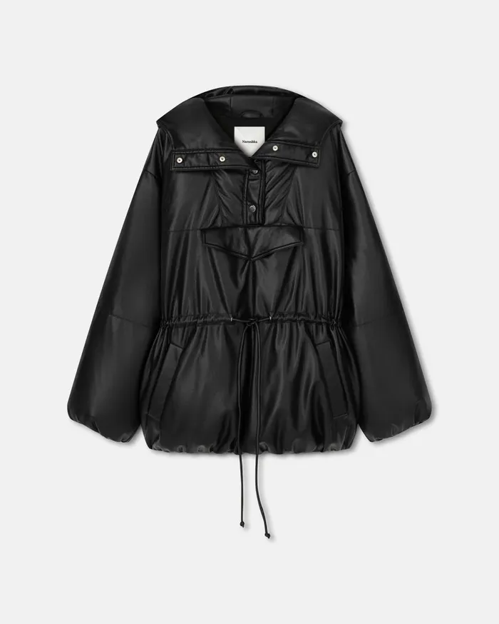 Nanushka Outerwear Osana Black 8211 WomenMen