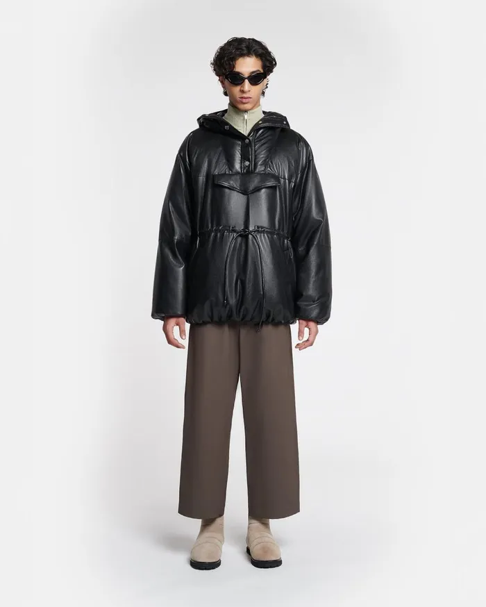 Nanushka Outerwear Osana Black 8211 WomenMen