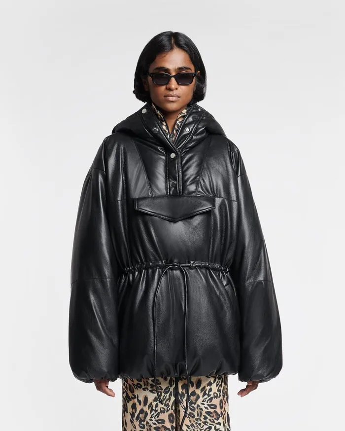 Nanushka Outerwear Osana Black 8211 WomenMen