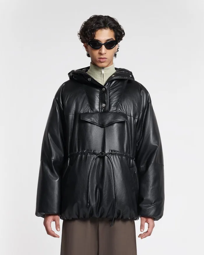 Nanushka Outerwear Osana Black 8211 WomenMen