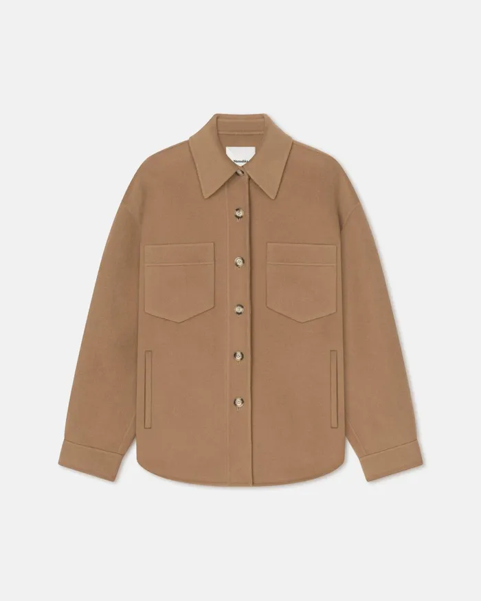 Nanushka Outerwear Perth Brown 8211 Women