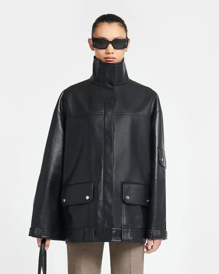 Nanushka Outerwear Silva Black 8211 Women