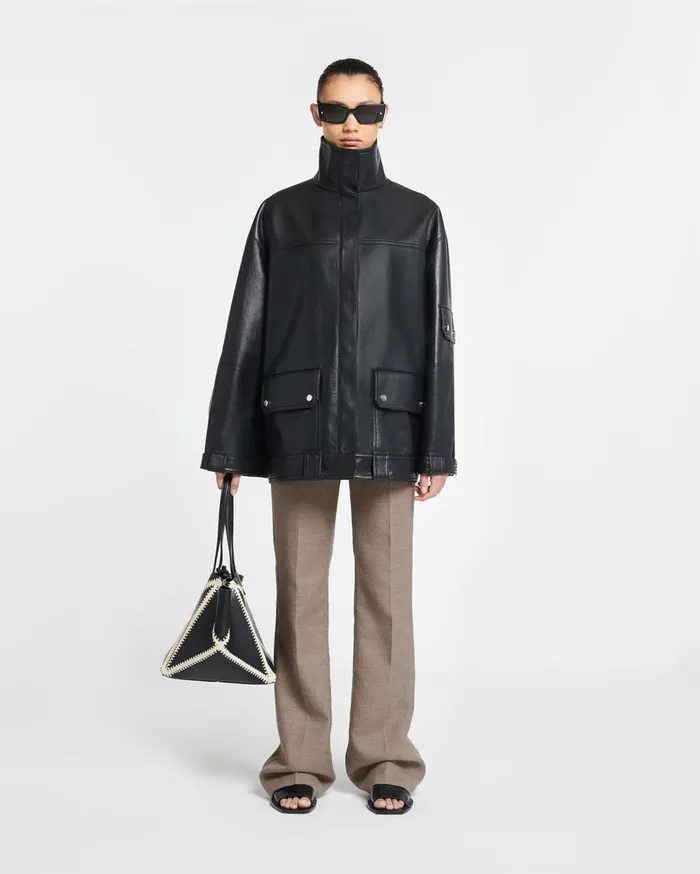 Nanushka Outerwear Silva Black 8211 Women