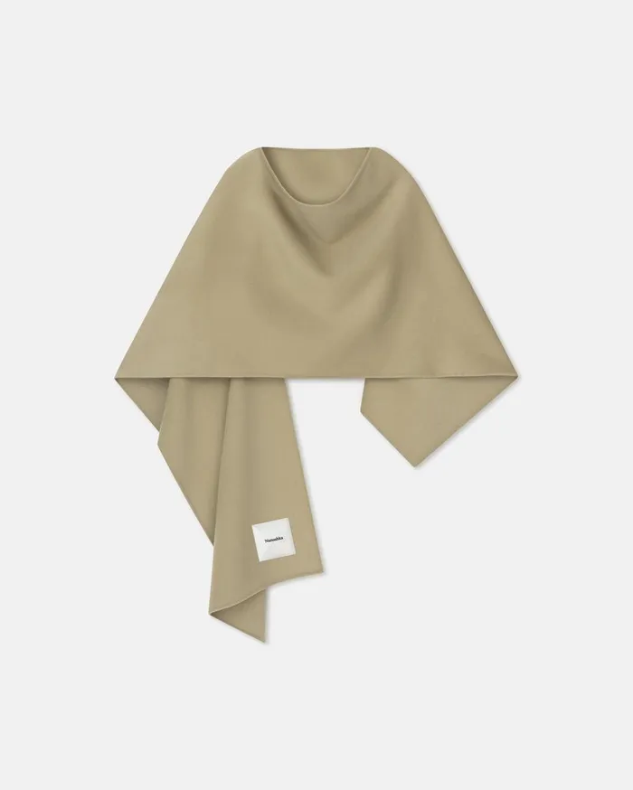 Nanushka Scarves Kamin Pale Olive Pf24 8211 WomenMen