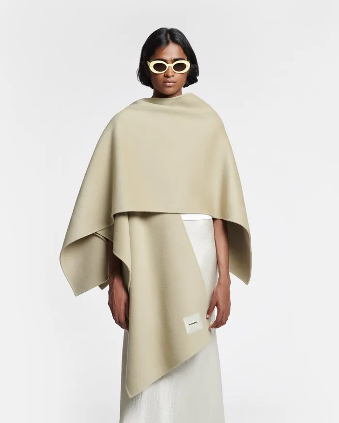 Nanushka Scarves Kamin Pale Olive Pf24 8211 WomenMen Nanushka Scarves Kamin Pale Olive Pf24 8211 WomenMen