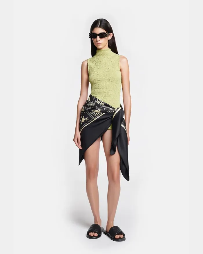 Nanushka Tops Annyka Green 8211 Women