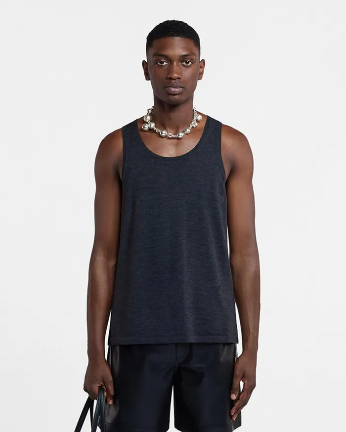 Nanushka Tops Asher Charcoal 8211 Men