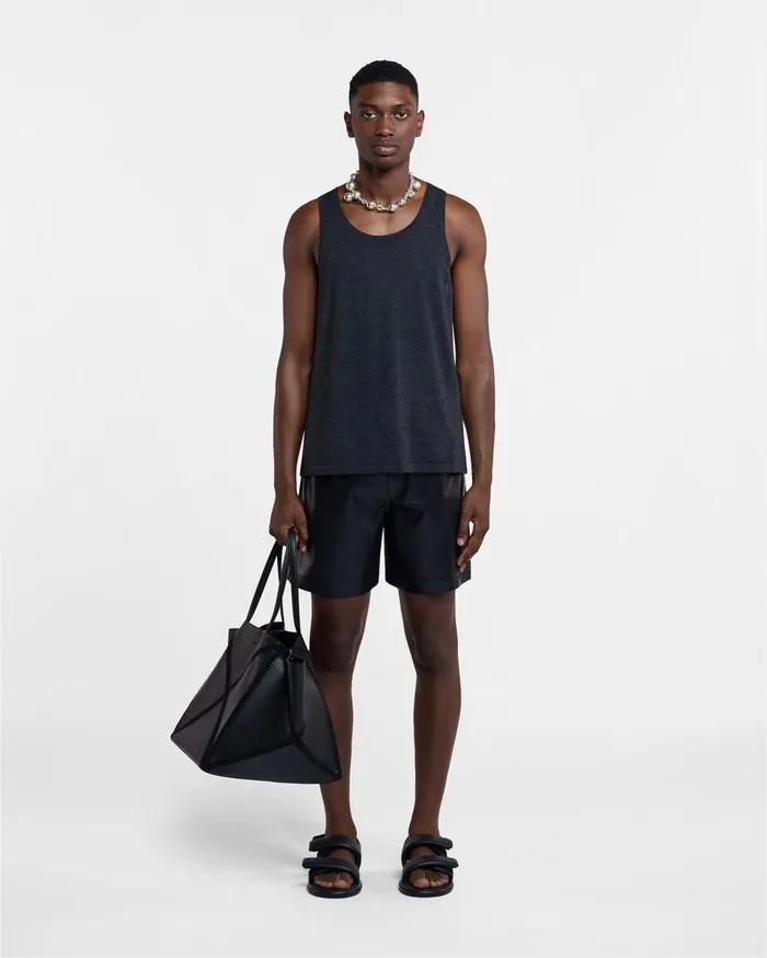 Nanushka Tops Asher Charcoal 8211 Men Nanushka Tops Asher Charcoal 8211 Men