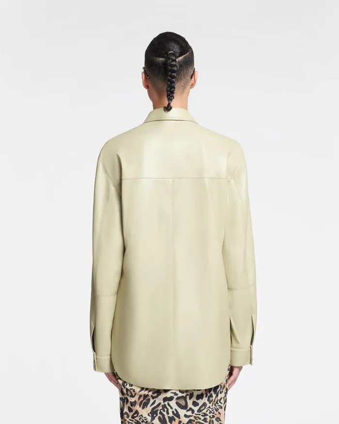 Nanushka Tops Ileka Pale Olive Pf24 8211 Women