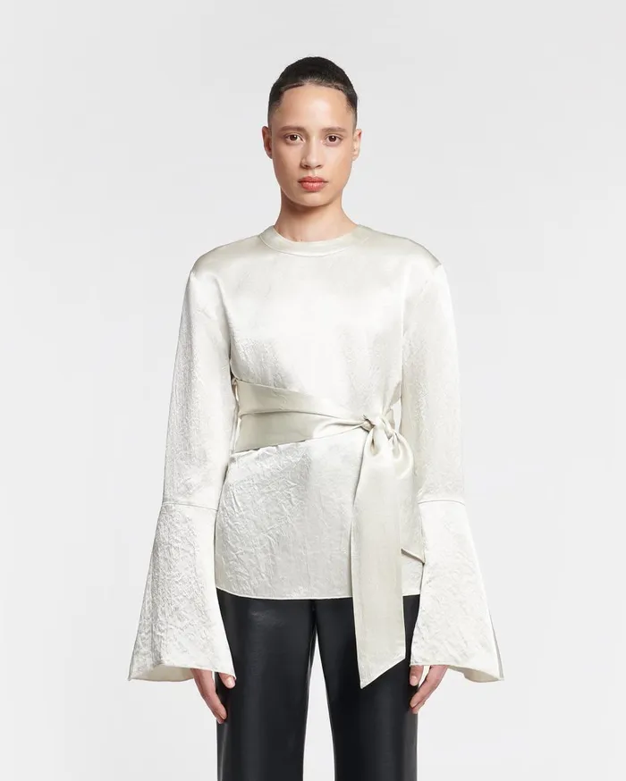 Nanushka Tops Ilone Ecru 8211 Women