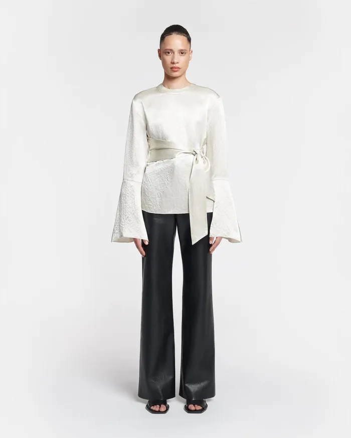 Nanushka Tops Ilone Ecru 8211 Women