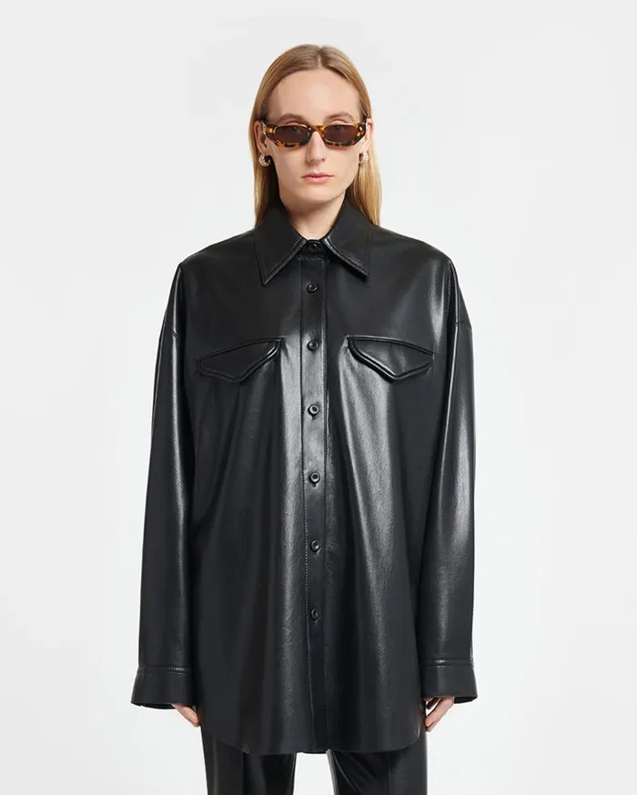 Nanushka Tops Kaysa Black 8211 Women