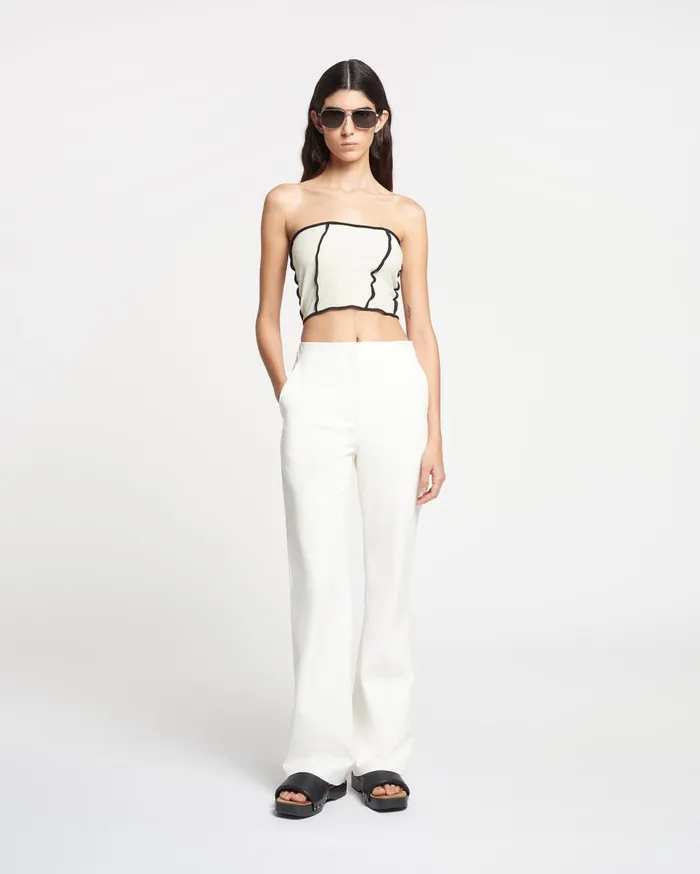 Nanushka Tops Luisa White Wax 8211 Women