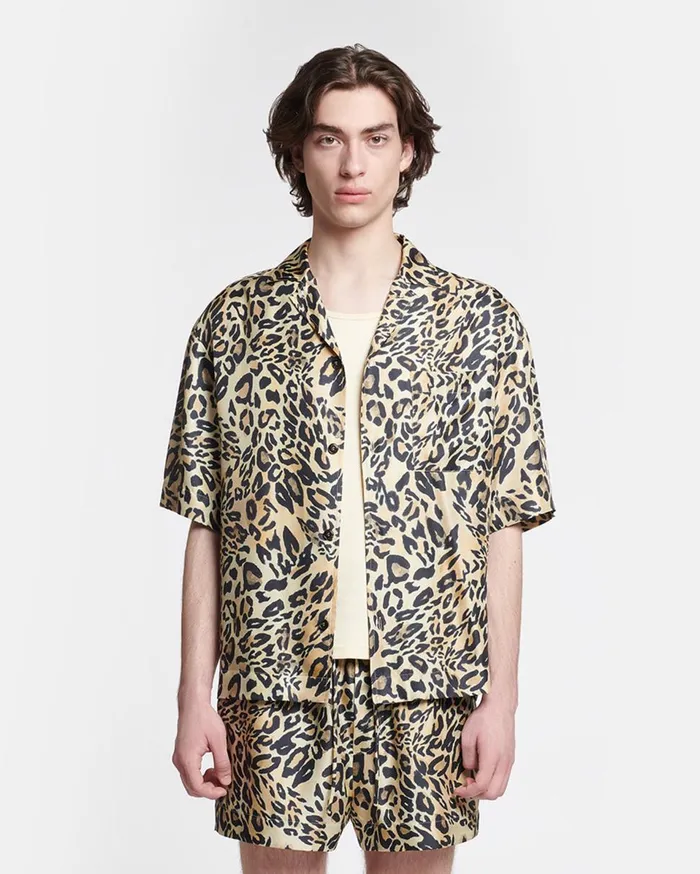 Nanushka Tops Maxton Leopard 8211 Men