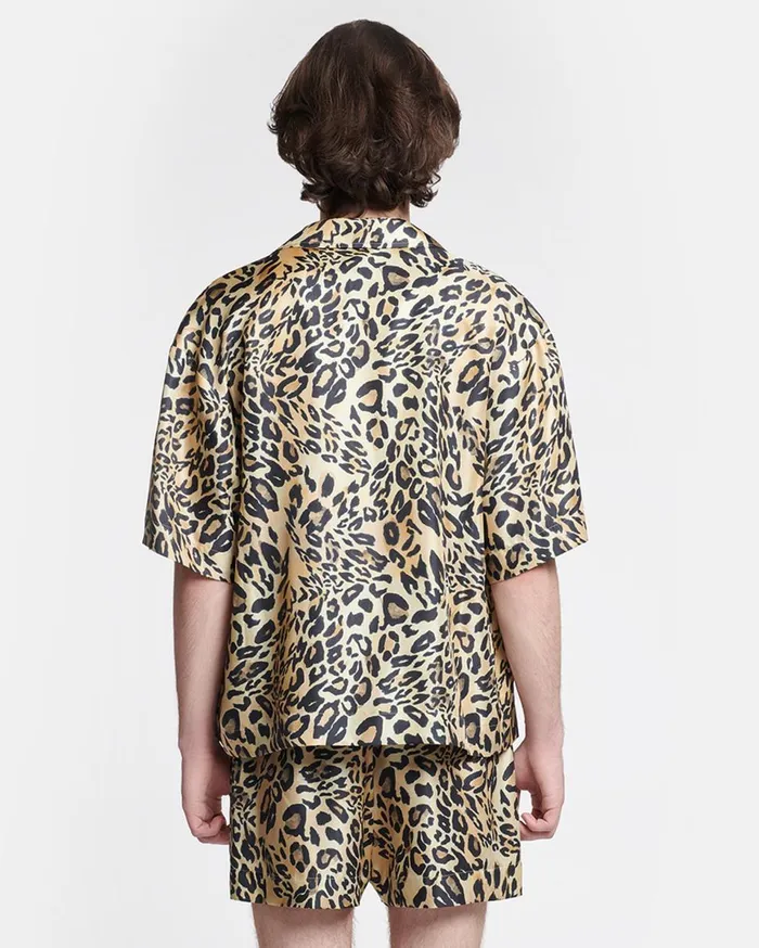 Nanushka Tops Maxton Leopard 8211 Men