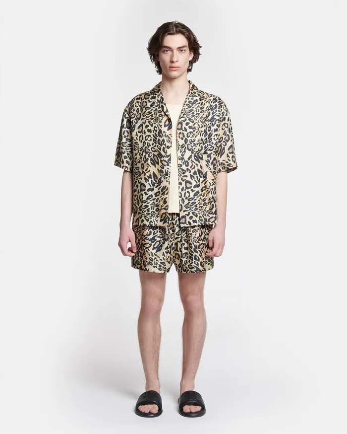 Nanushka Tops Maxton Leopard 8211 Men