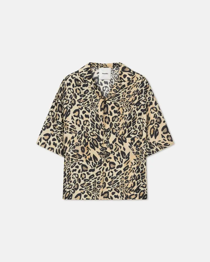 Nanushka Tops Maxton Leopard 8211 Men