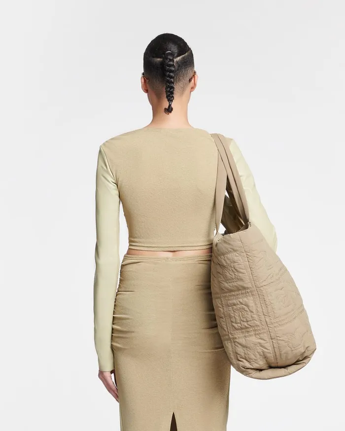 Nanushka Tops Maylah Pale Olive Pf24 8211 Women