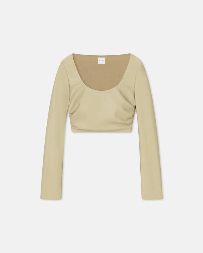 Nanushka Tops Maylah Pale Olive Pf24 8211 Women