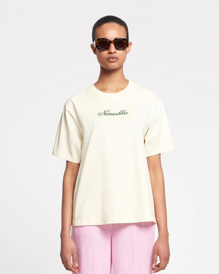 Nanushka Tops Reece Creme 8211 MenWomen