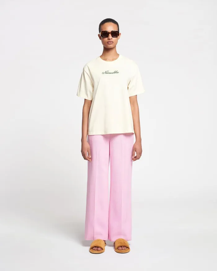 Nanushka Tops Reece Creme 8211 MenWomen
