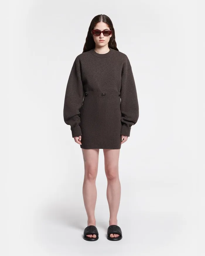 Nanushka Tops Strahe Coffee Pf24 8211 Women