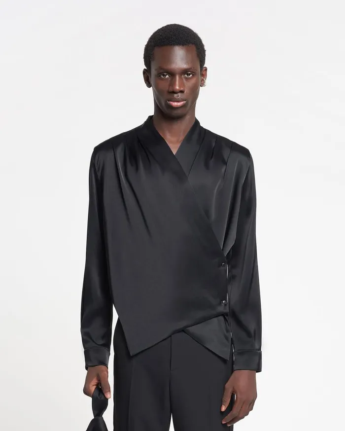 Nanushka Tops Tebbe Black 8211 Men