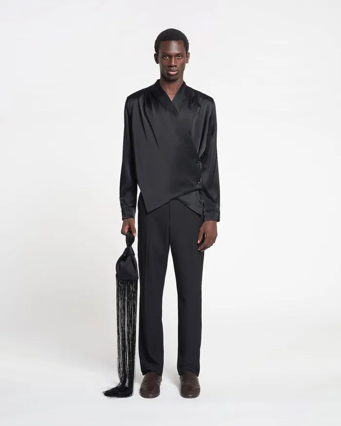 Nanushka Tops Tebbe Black 8211 Men