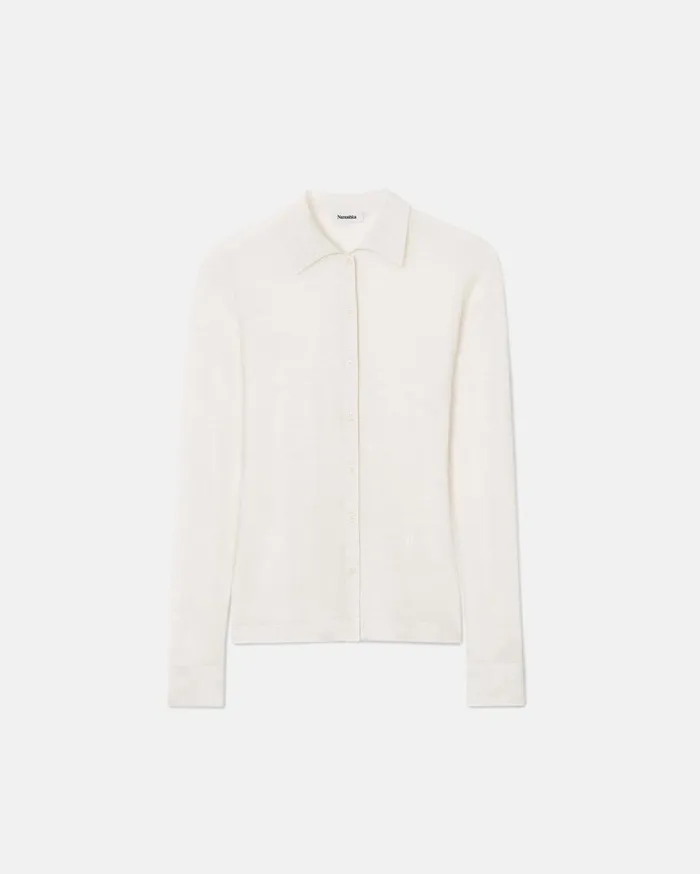 Nanushka Tops Thalia Creme 8211 Women