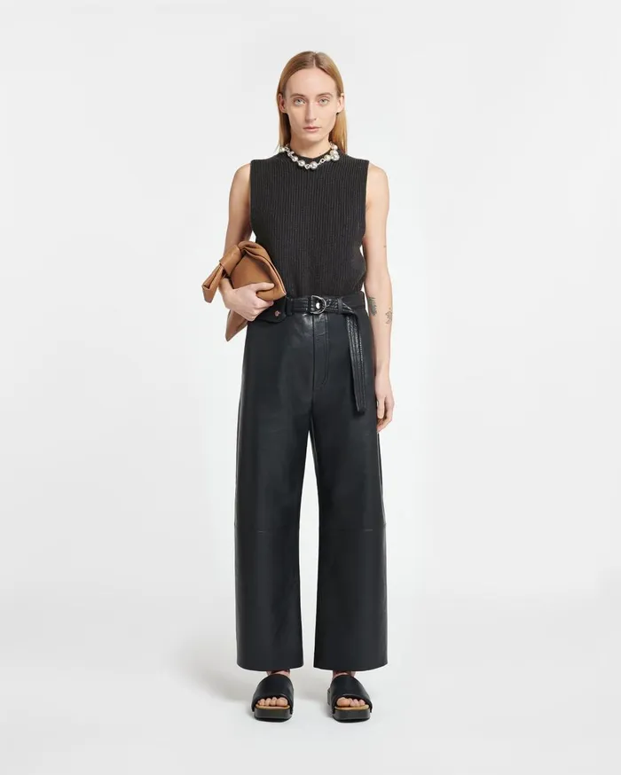 Nanushka Trousers Sanna Black 8211 Women