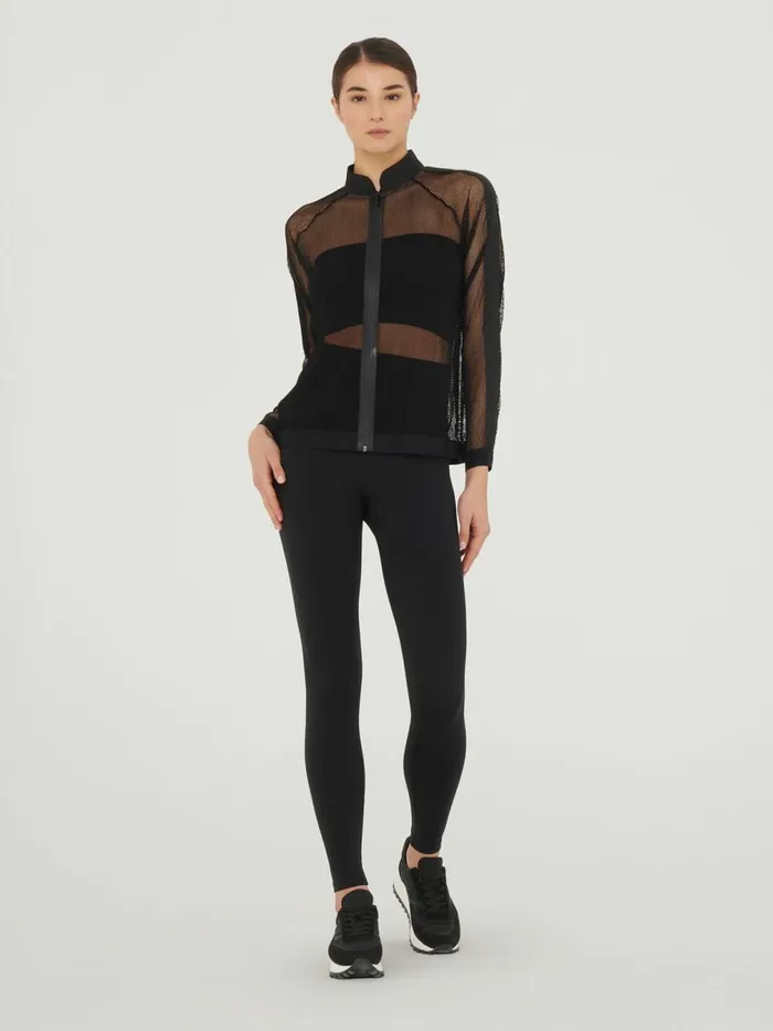 Net Evolution Cardigan Black Women Wolford Jackets and Cardigans