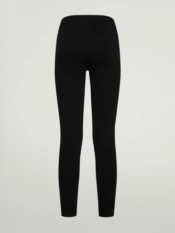 Net Vegan Leather Leggings Black Women Wolford Fashion Leggings