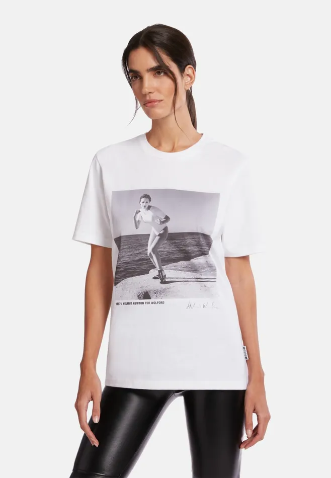 Newton TShirt Hn Stonegrey Women Wolford Tops