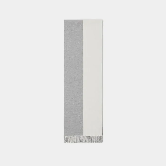 Novelty Men GFORE LIMITED EDITION CIRCLE G039S CASHMERE BLEND SCARF Winter White