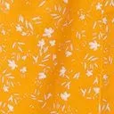 Orange and White Floral Side Button Pants Clothing Unique Vintage Pants