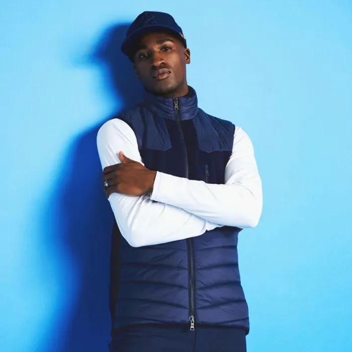 Outerwear Men GFORE CIRCLE G039S CHENILLE MERINO WOOL VEST Twilight