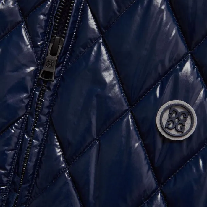 Outerwear Men GFORE QUILTED POLISHED NYLON WOOL LINED PUFFER VEST Twilight