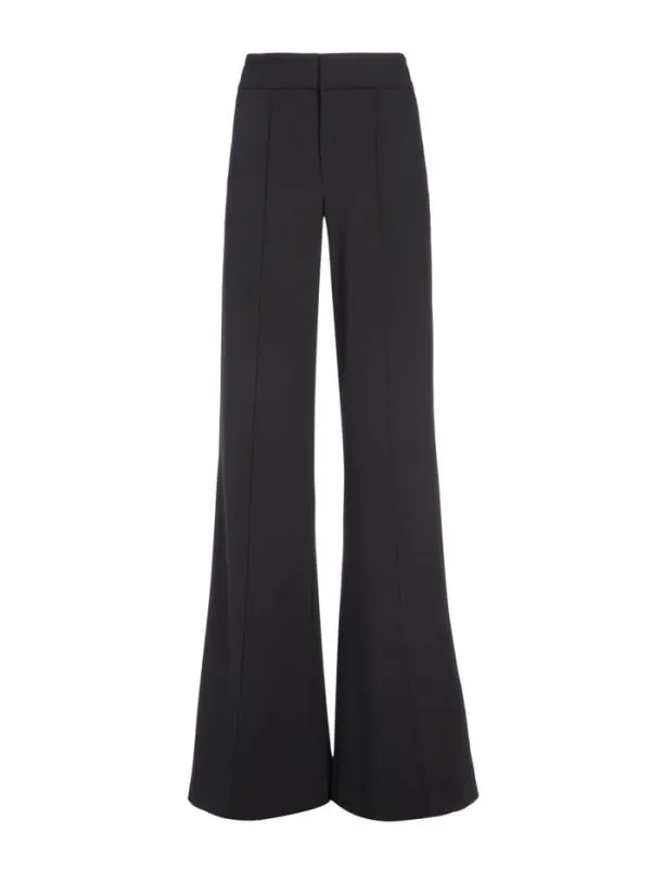 Pants Women Alice Olivia DYLAN HIGH WAISTED WIDE LEG PANT Black