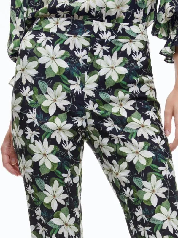 Pants Women Alice Olivia OLIVIA BOOTCUT PANT Moonlight Floral
