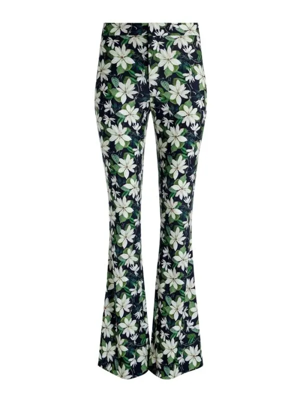 Pants Women Alice Olivia OLIVIA BOOTCUT PANT Moonlight Floral