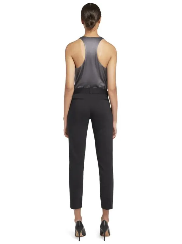 Pants Women Alice Olivia STACEY SLIM TROUSER Black