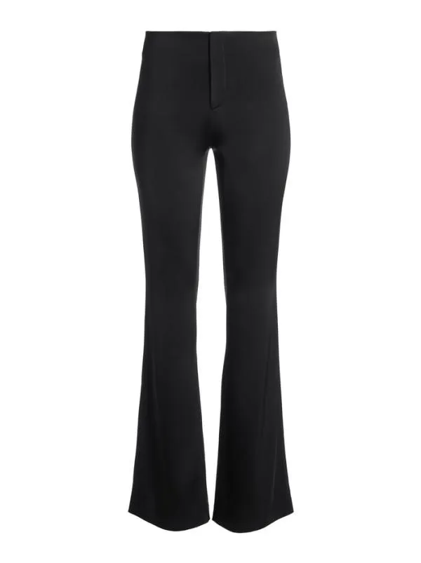 Pants Women Alice Olivia TEENY SATIN BOOTCUT PANT Black