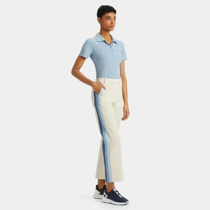 Pants Women GFORE SIDE STRIPE STRETCH TECHNICAL TWILL TROUSER Stone