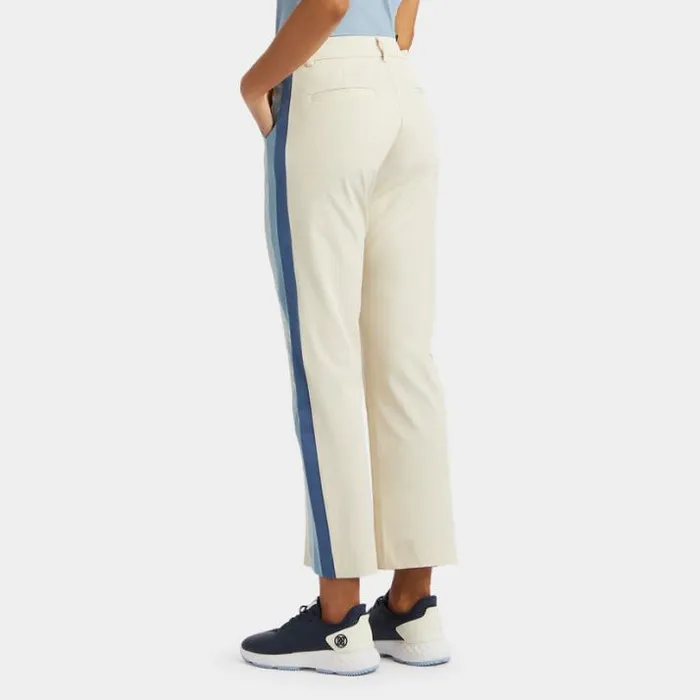 Pants Women GFORE SIDE STRIPE STRETCH TECHNICAL TWILL TROUSER Stone