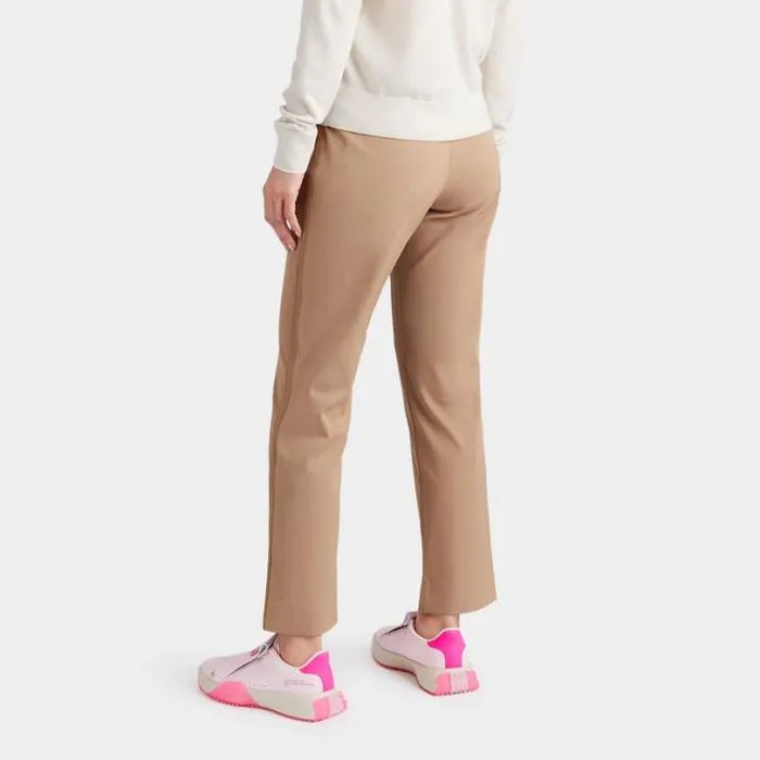 Pants Women GFORE STRETCH TECH TWILL MID RISE STRAIGHT LEG TROUSER Fawn