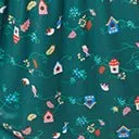 Plus Size 1950s Green Birdhouse Twist Front Swing Dress DressesPlus Unique Vintage Pocket Dresses