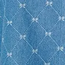 Plus Size Blue Bow Denim Jacket ClothingPlus Unique Vintage Jackets
