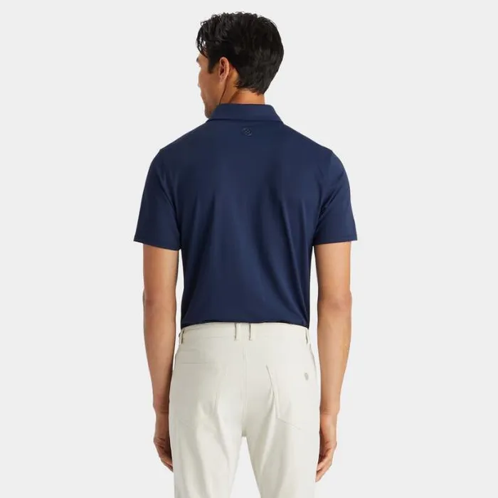 Polos and Shirts Men GFORE ESSENTIAL TECH PIQU MODERN SPREAD COLLAR POLO Twilight