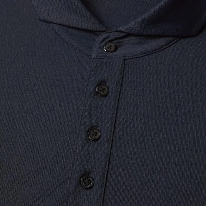 Polos and Shirts Men GFORE ESSENTIAL TECH PIQU MODERN SPREAD COLLAR POLO Twilight