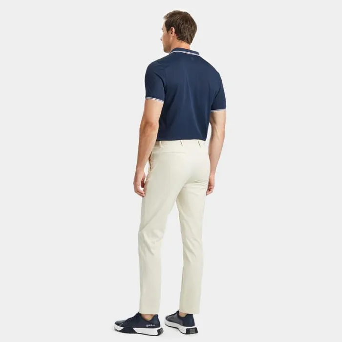 Polos and Shirts Men GFORE JOHNNY COLLAR TECH PIQU BANDED SLEEVE POLO Twilight